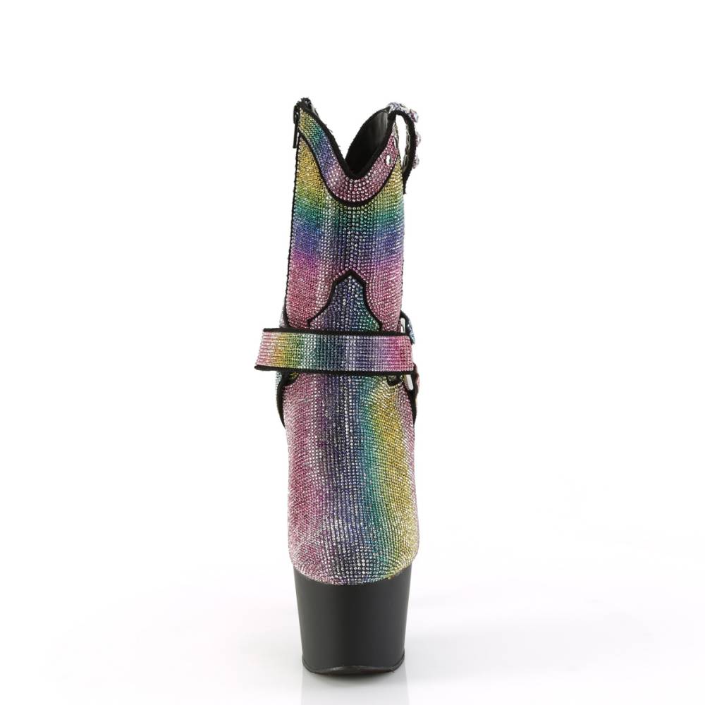 Pleaser - ADORE-1029RS Plateau Laarzen, Paaldans schoenen - Multicolours